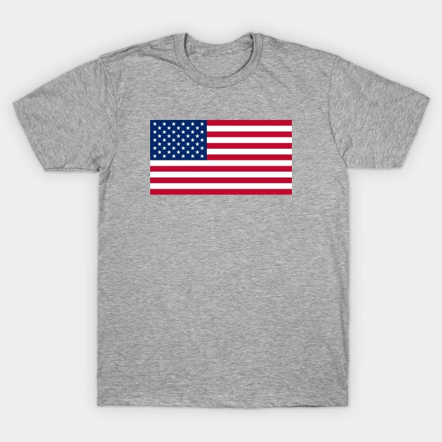 American Flag with USA mask flag T-Shirt by remixer2020